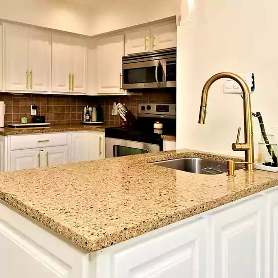 Damage Edge Repair Quartz Countertop